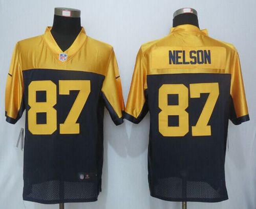 Nike Packers #87 Jordy Nelson Navy Blue Alternate Men's Stitched NFL New Limited Jersey - Click Image to Close